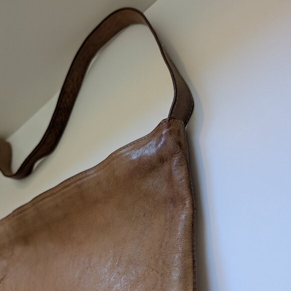 Gorgeous vintage Paola Del Lungo Italian Leather Hobo Shoulder Bag - Picture 8 of 16
